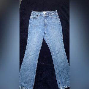 Straight leg jeans